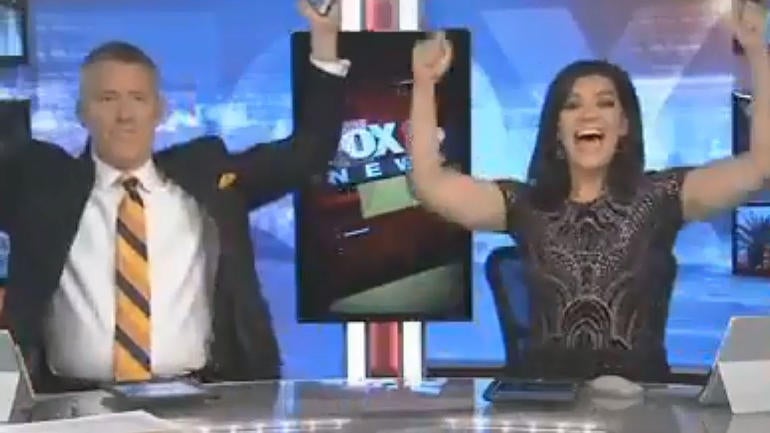 Impartial? Las Vegas news anchors go nuts on live TV after Golden Knights score OT goal ...