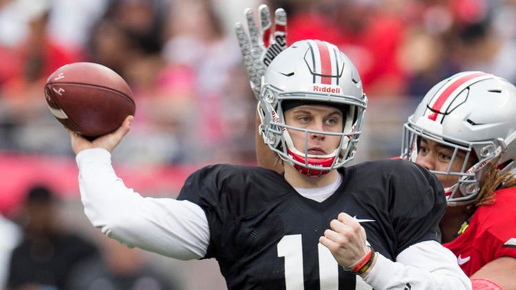 Joe Burrow's LSU debut shows Ohio State has two QBs it can enjoy watching  this year 