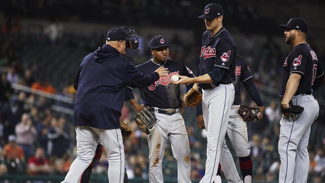 MLB: Cleveland Indians at Detroit Tigers
