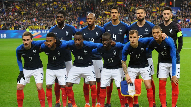 france football team 2018