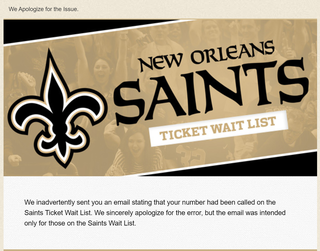 Saints announce that they will offer refunds to season ticket holders -  Canal Street Chronicles