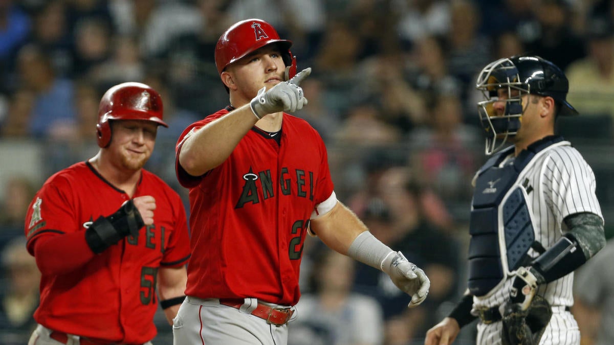 Mike Trout has career night at the plate as Angels rout Yankees