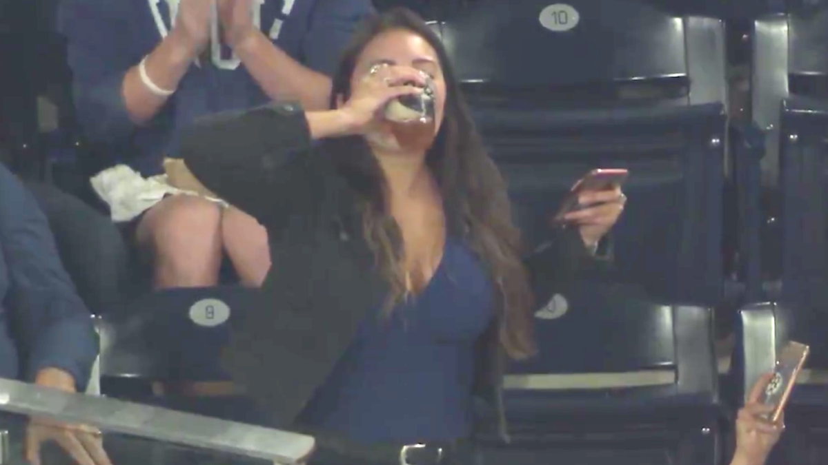 A Padres fan caught a foul ball in her beer, then chugged it like a