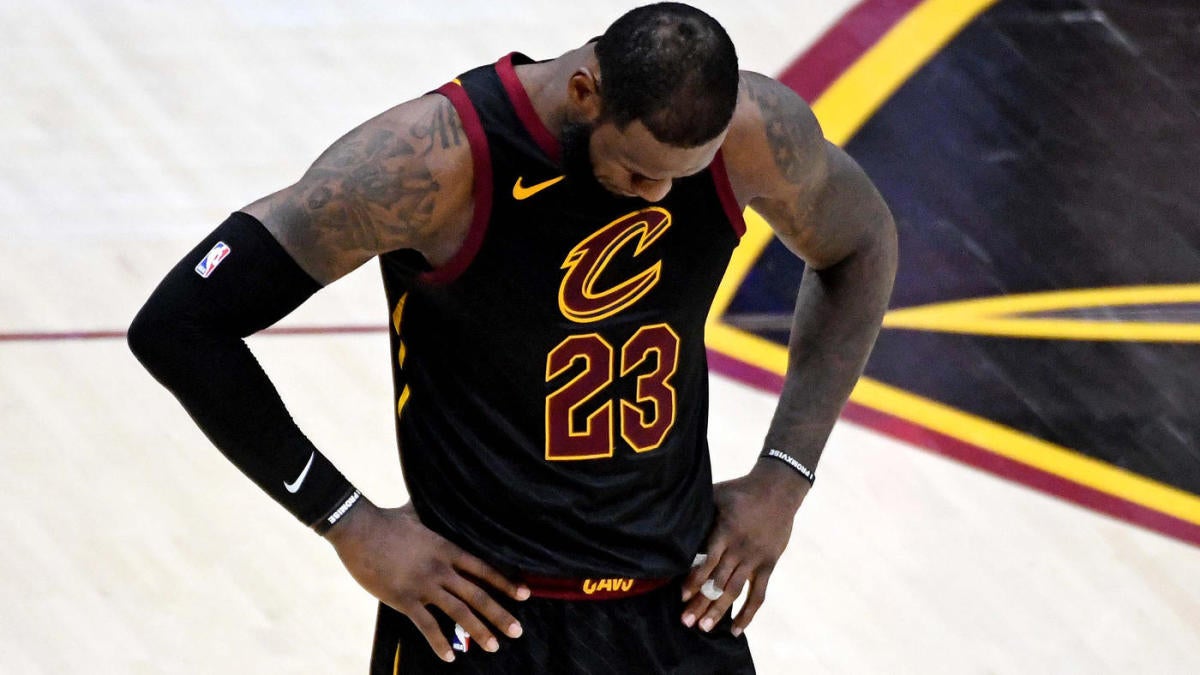 LeBron James pushed out of the way of brawl after Cavs' Game 2 loss