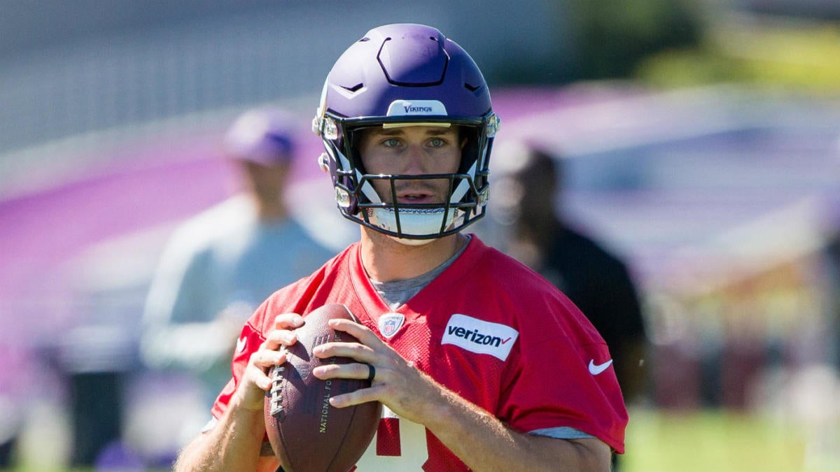 Vikings' Kirk Cousins arrived for camp in good shape, comfortable