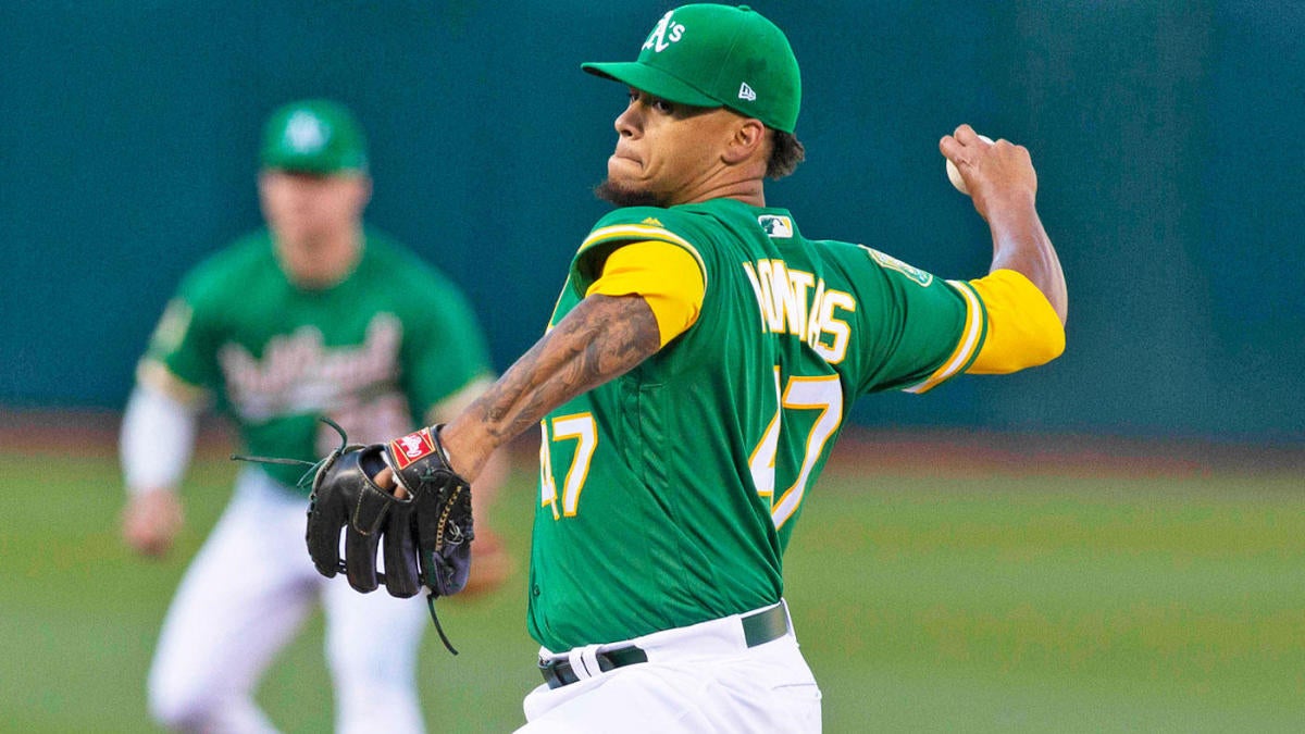 Montas parlays new pitch into spot in A's rotation 