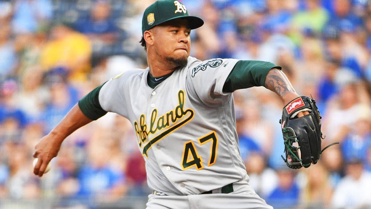 Frankie Montas helps Oakland Athletics win 14th straight against
