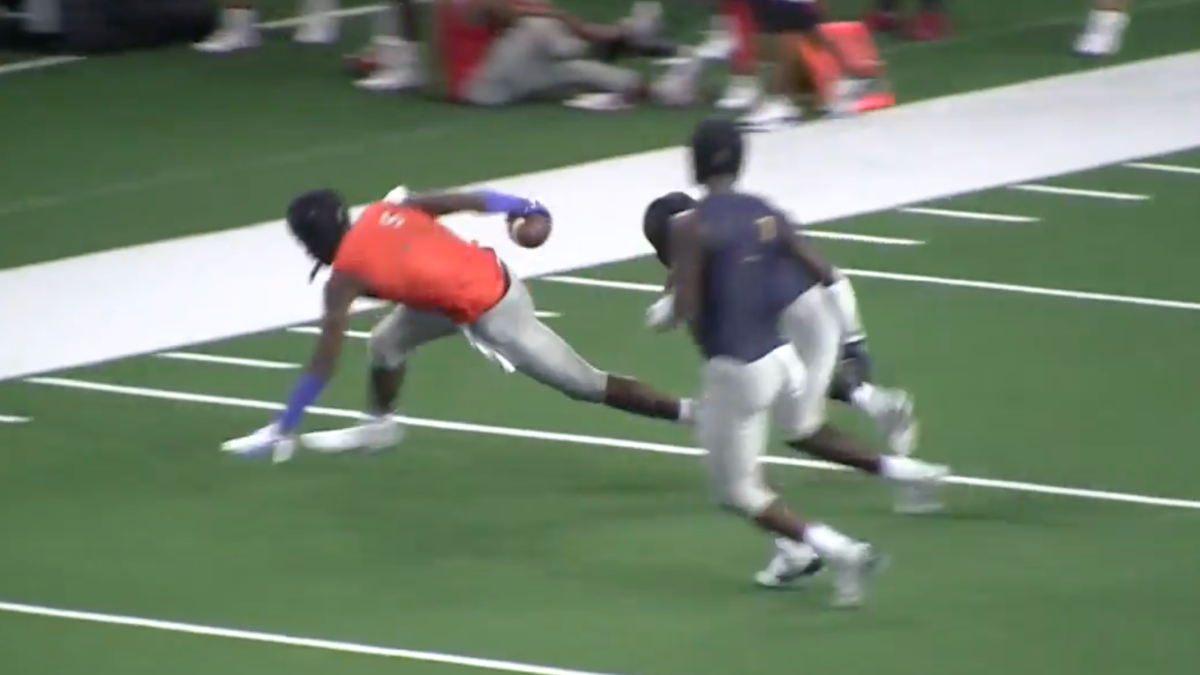 WATCH: WR Garrett Wilson 7-on-7 footage from The Opening Finals