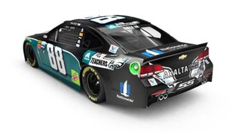 Nascar Alex Bowman To Drive Philadelphia Eagles Themed No 88 At