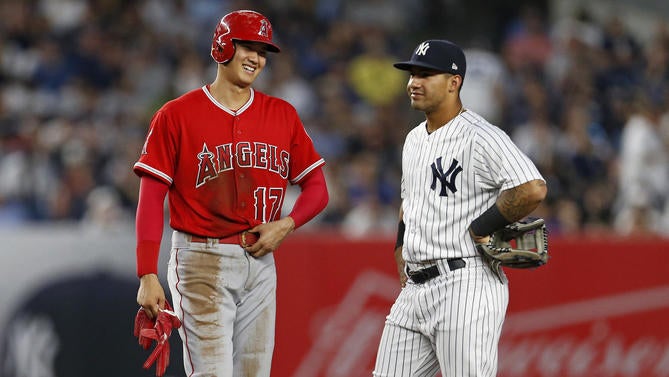 MLB: Los Angeles Angels at New York Yankees