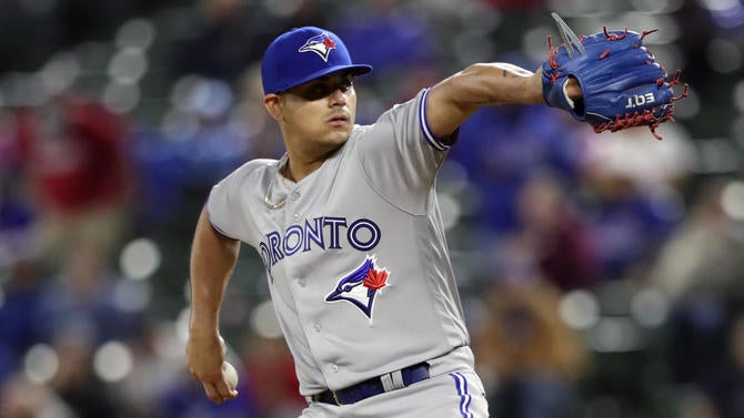 MLB: Toronto Blue Jays at Texas Rangers