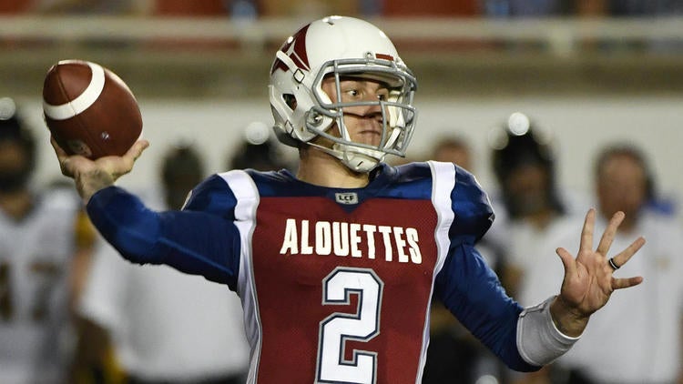 Johnny Manziel throws 4 interceptions in CFL debut