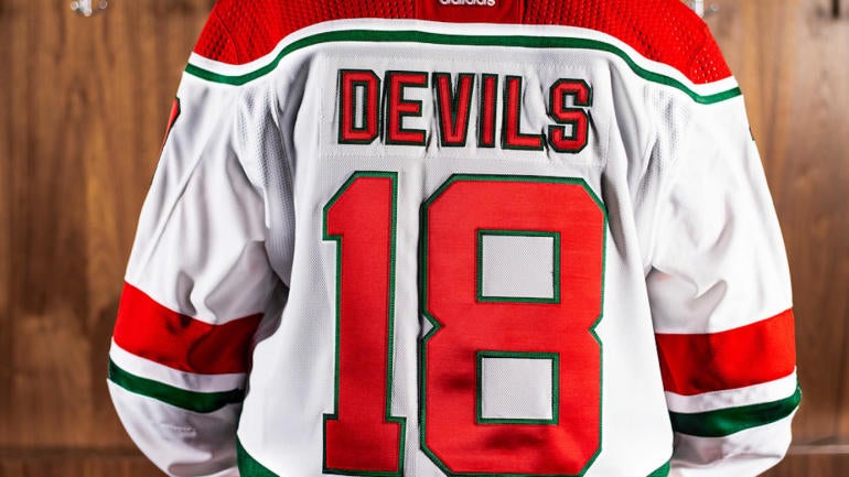 nj devils red and green jersey