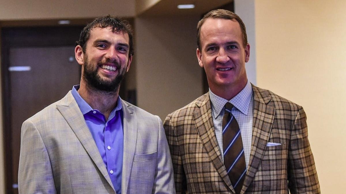 Andrew Luck invades Peyton's DirecTV territory