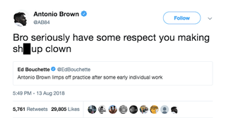 Antonio Brown used social media consultants to accelerate release