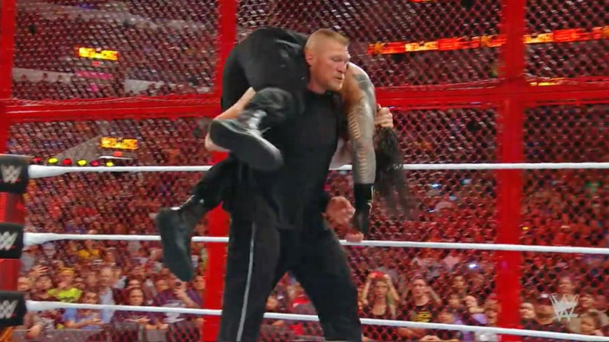 2018 Wwe Hell In A Cell Results Recap Grades Brock Lesnar S