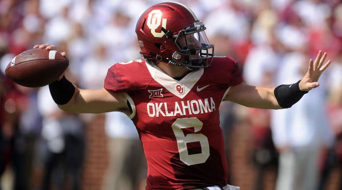 NCAA Football: West Virginia at Oklahoma