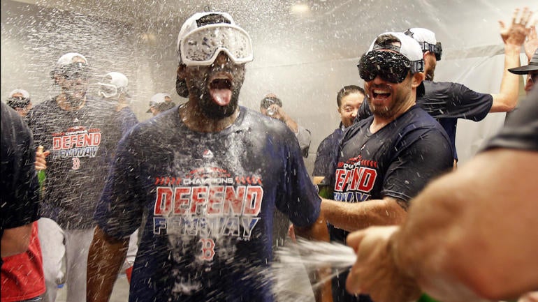 MLB wild-card standings, playoff picture update: Red Sox clinch AL East ...