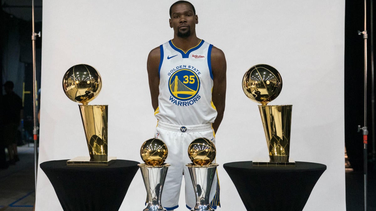 Kevin Durant KD Signed Full Size NBA Finals MVP Trophy
