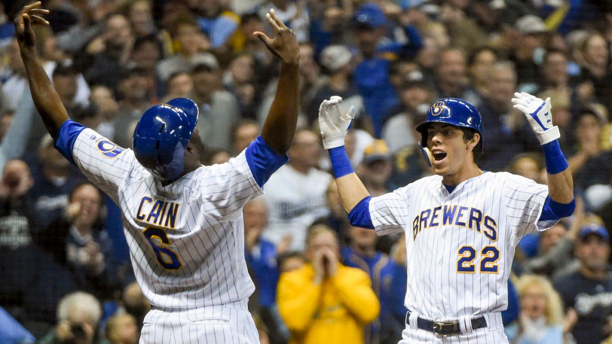 The Brewers have a crowded outfield