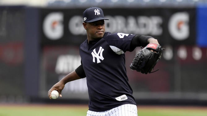 MLB: AL Wild Card-New York Yankees Workout