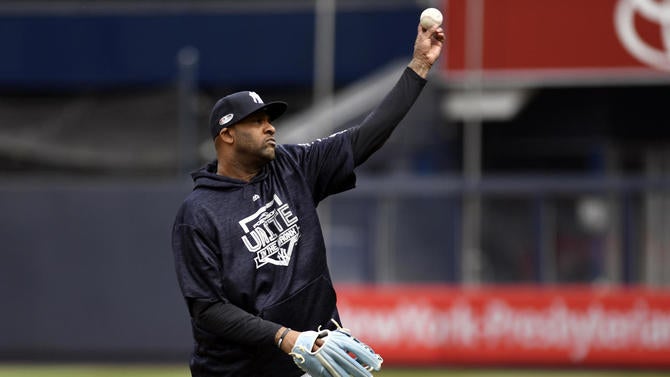 MLB: AL Wild Card-New York Yankees Workout