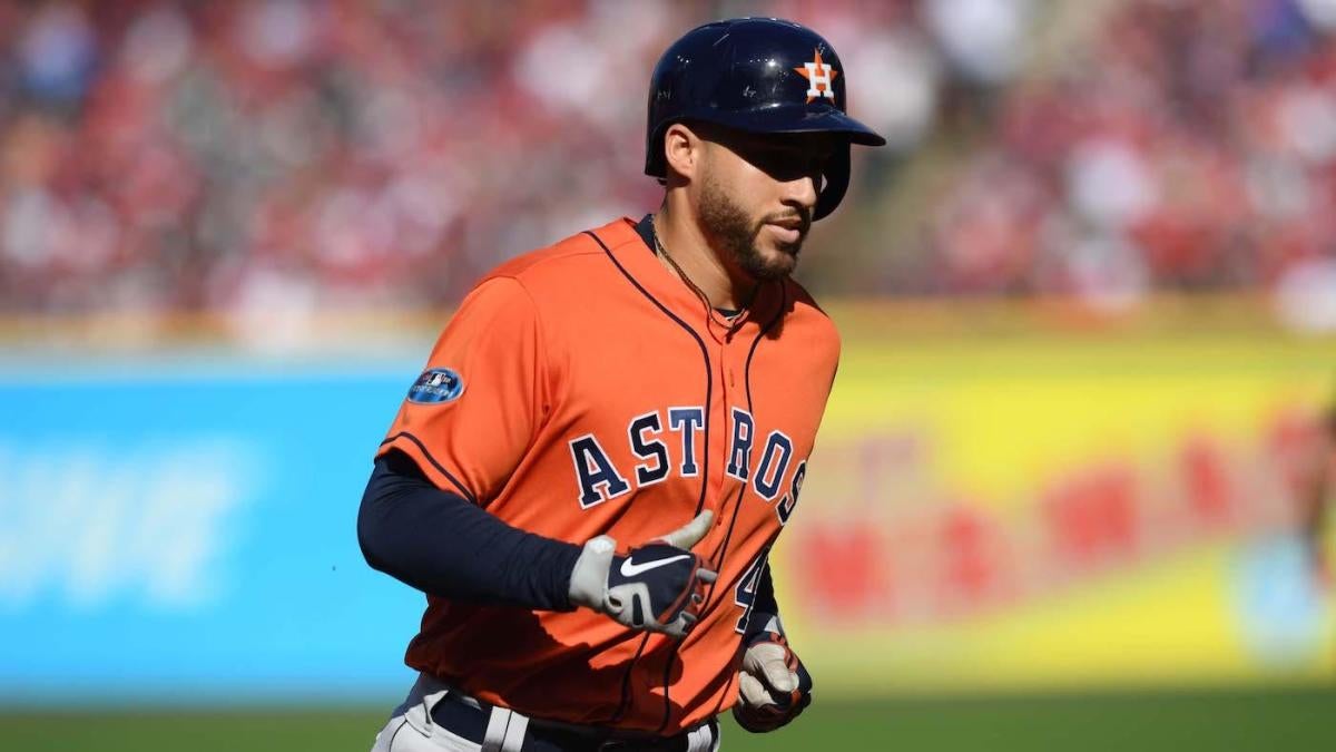 Astros vs. Indians Springer hits two homers, sets franchise