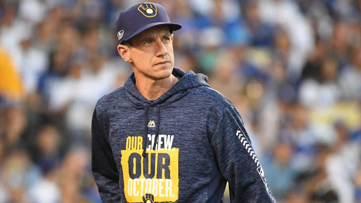 Craig Counsell 2020 Team-Issued Home Pinstripe Jersey