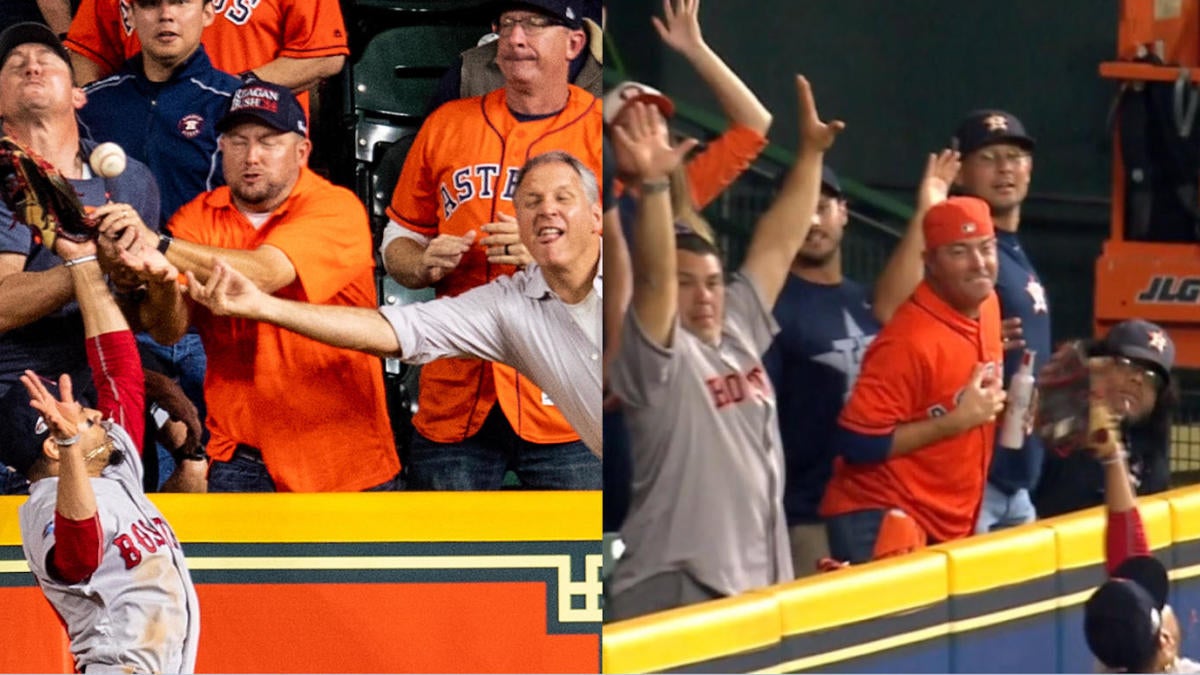 Fan interferes on possible Altuve HR in Astros 8-6 ALCS loss