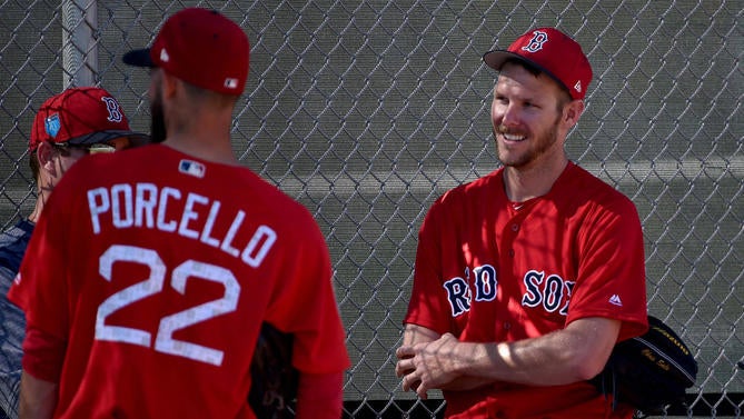 MLB: Boston Red Sox-Workouts