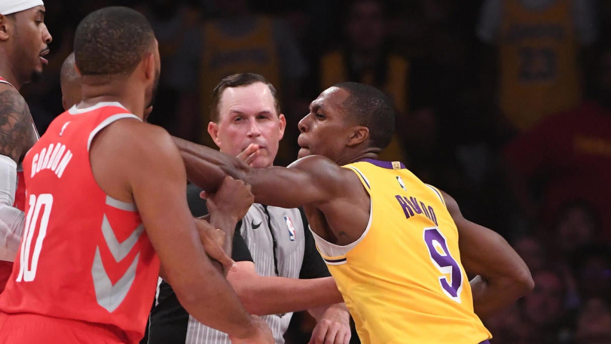 basketball fight lakers