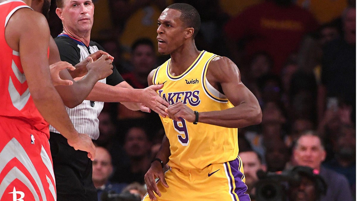 Here S Why Rajon Rondo Made The Right Decision By Passing Up A Late Layup In Lakers Loss To Spurs Cbssports Com