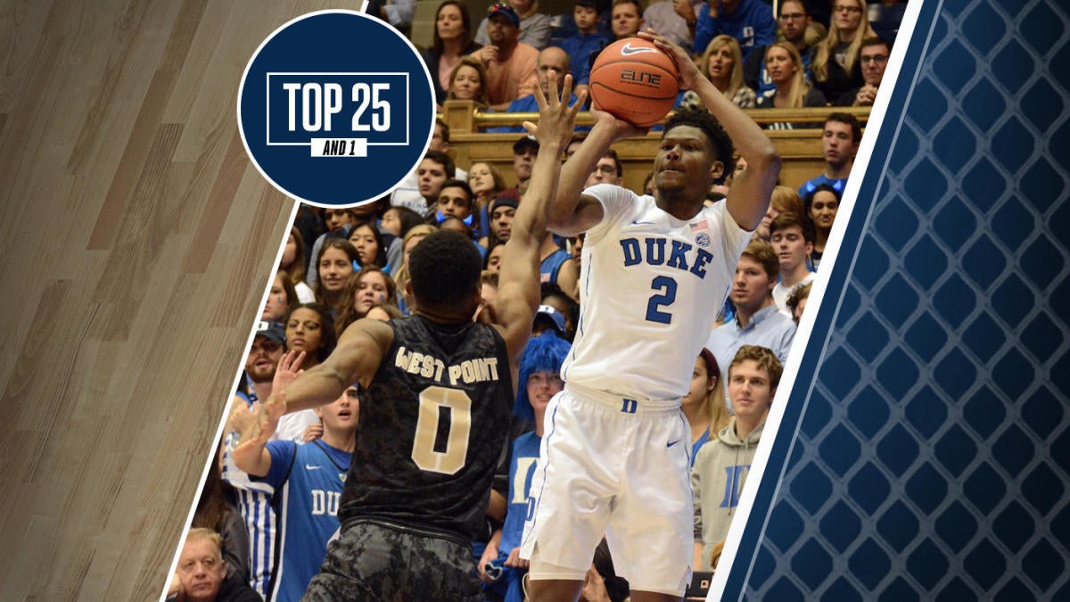 College basketball rankings: Duke, thanks to Zion ...