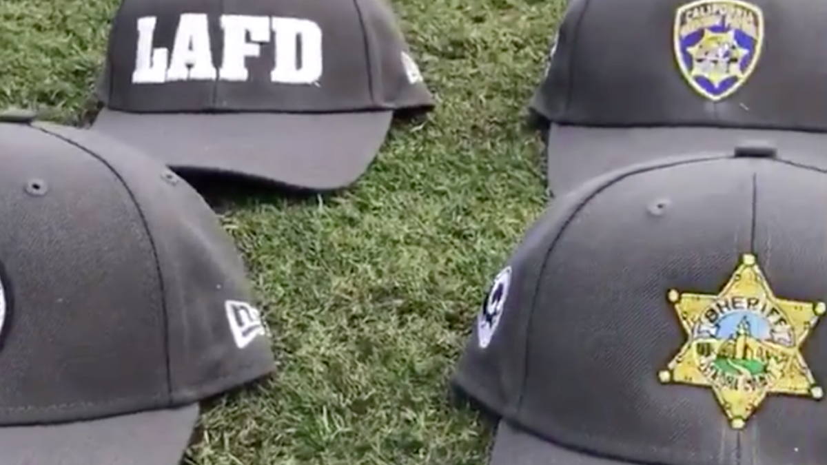 Chiefs and Rams to wear Los Angeles-based first responder hats