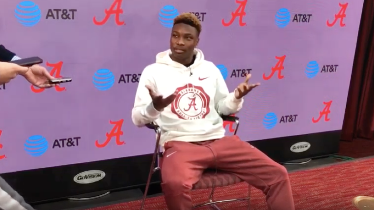 Henry Ruggs III talks Tua, recaps 2018 title game
