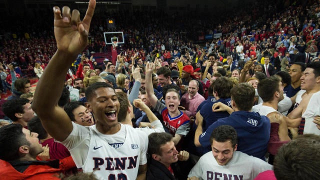 Villanova Vs Penn Score Quakers Upset Reigning National