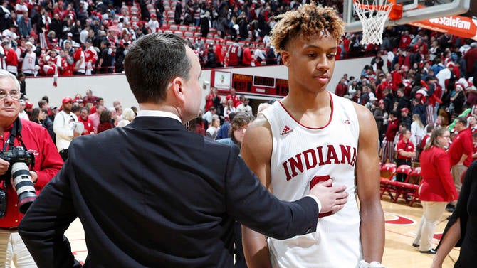 NCAA Basketball: Louisville at Indiana