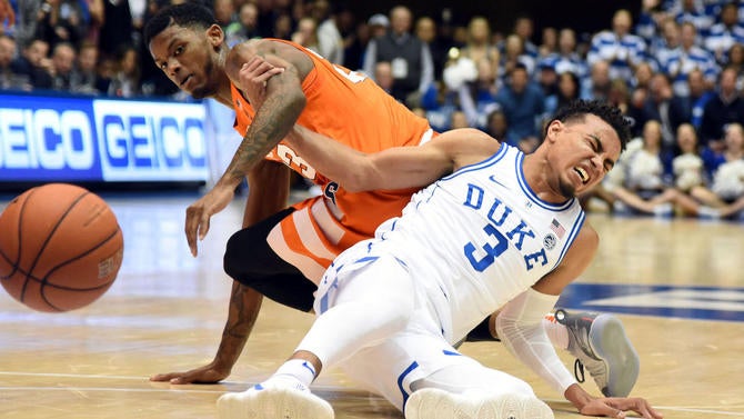 NCAA Basketball: Syracuse at Duke