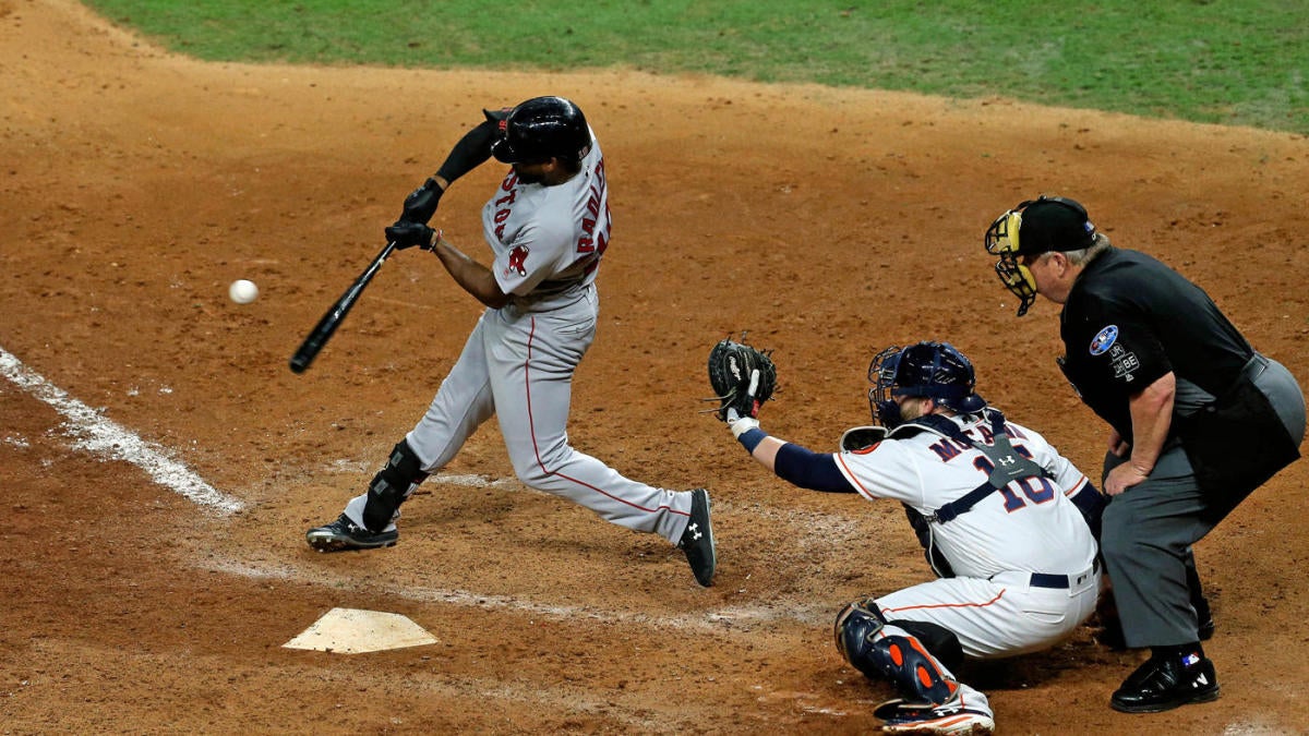 Watch: Jackie Bradley Jr. hits longest Red Sox homer in Statcast era 