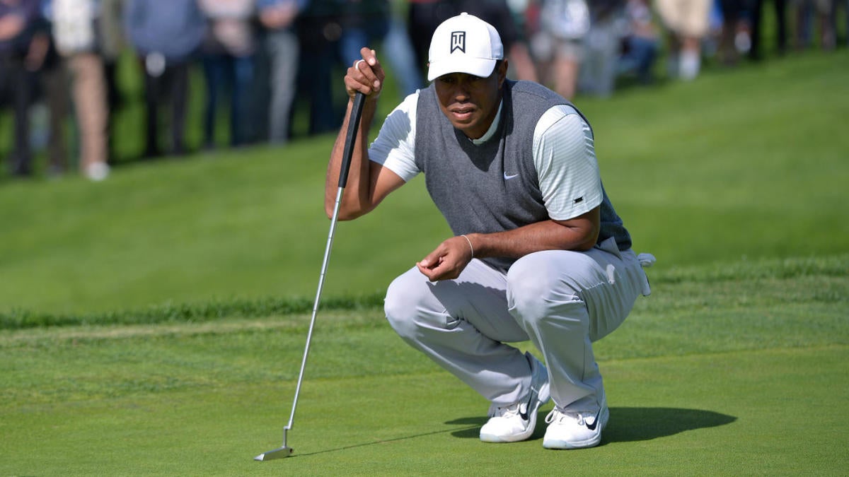 Tiger Woods score: Finds his rhythm on par 5s in solid opening round at ...