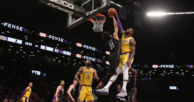 Jarrett Allen LeBron James