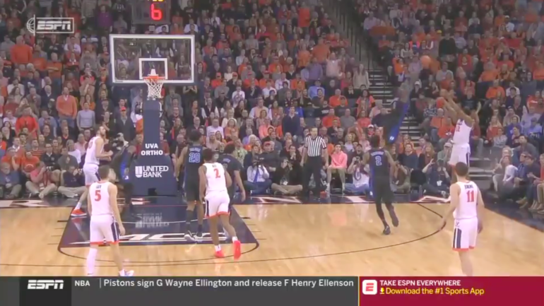 Duke Vs Virginia Watch Zion Williamson Hustle To Block Sattempt Into Theers Duke Vs Virginia Watch Zion Williamson Hustle To Block Sattempt Into Theers
