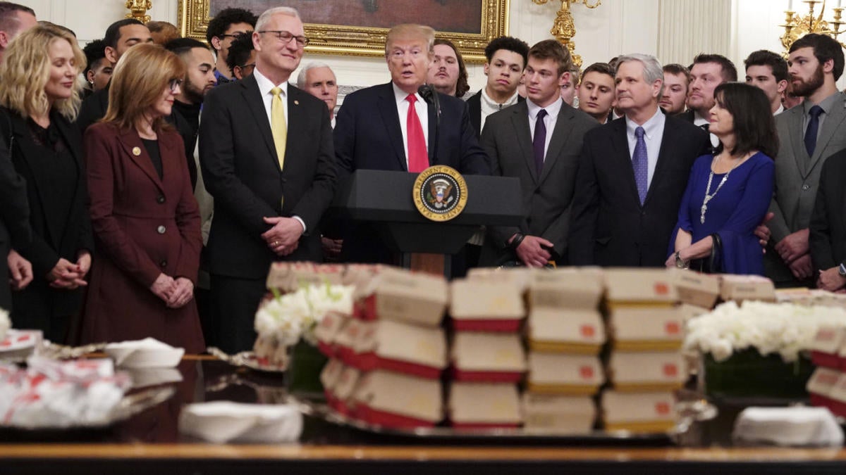 North Dakota State gets served fast food during White House visit with