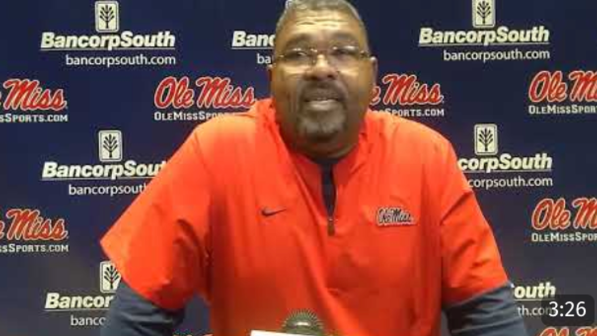 Ole Miss tight ends coach Calvin Magee 