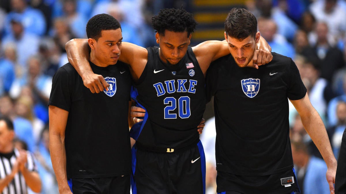 Duke Starting Center Marques Bolden Knocked Out Of Unc Game With Mcl Sprain No Timetable For Recovery Cbssports Com