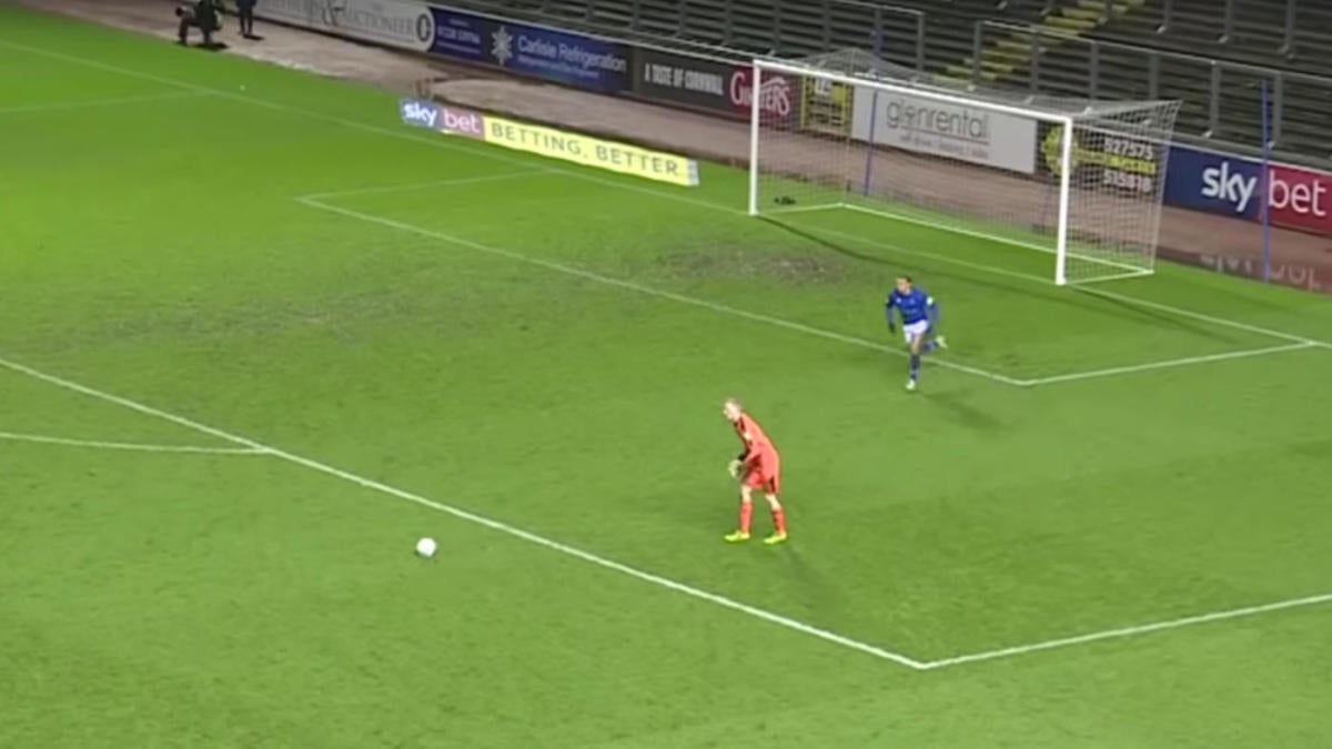 English soccer player catches 