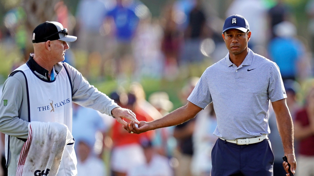 Tiger Woods hits two in the water, falls apart at iconic 17th hole at ...
