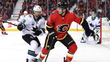 NHL: San Jose Sharks at Calgary Flames