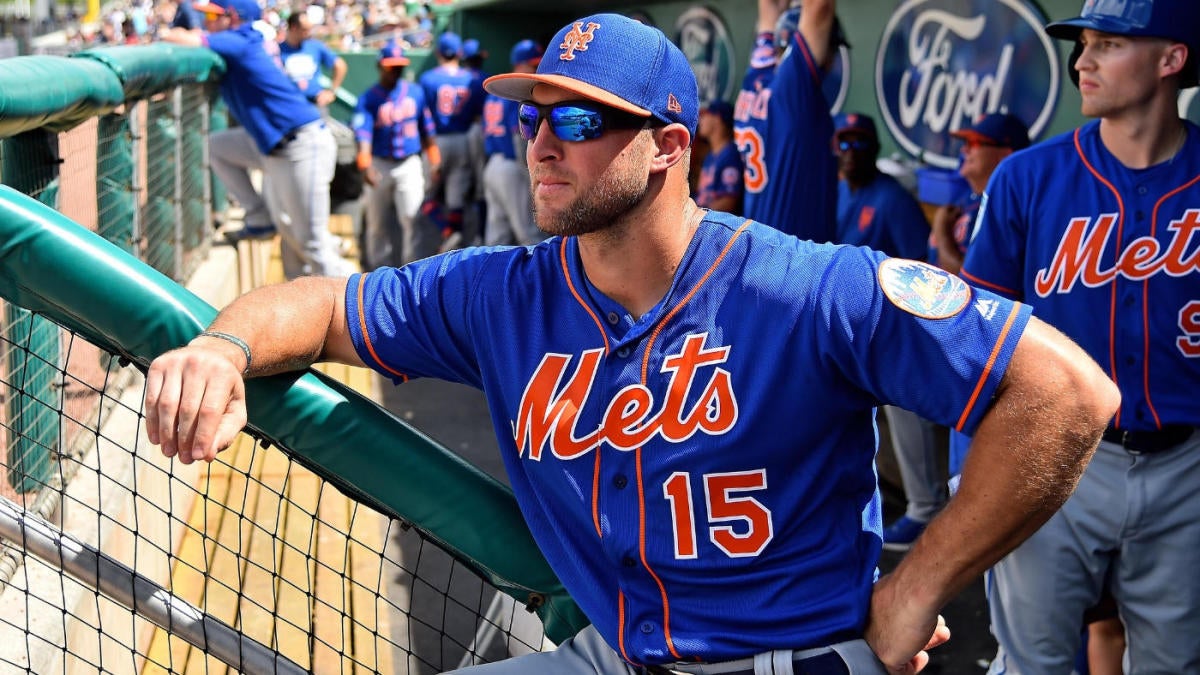 Same number, new sport: Tebow at Mets camp