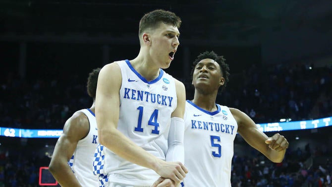 NCAA Basketball: NCAA Tournament-Midwest Regional-Houston vs Kentucky